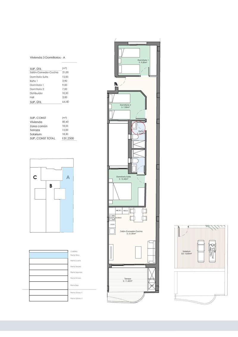 3 bedroom Apartment for sale