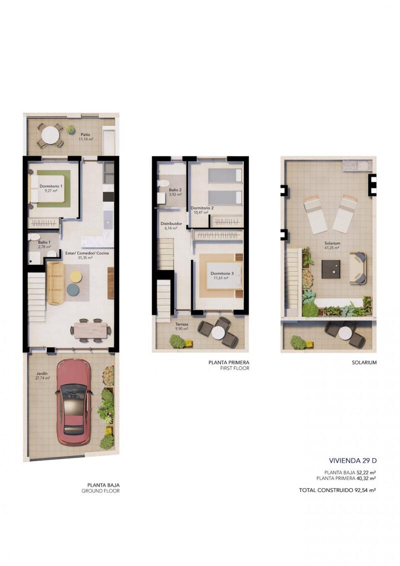 3 bedroom Townhouse for sale