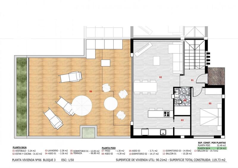 3 bedroom Apartment for sale