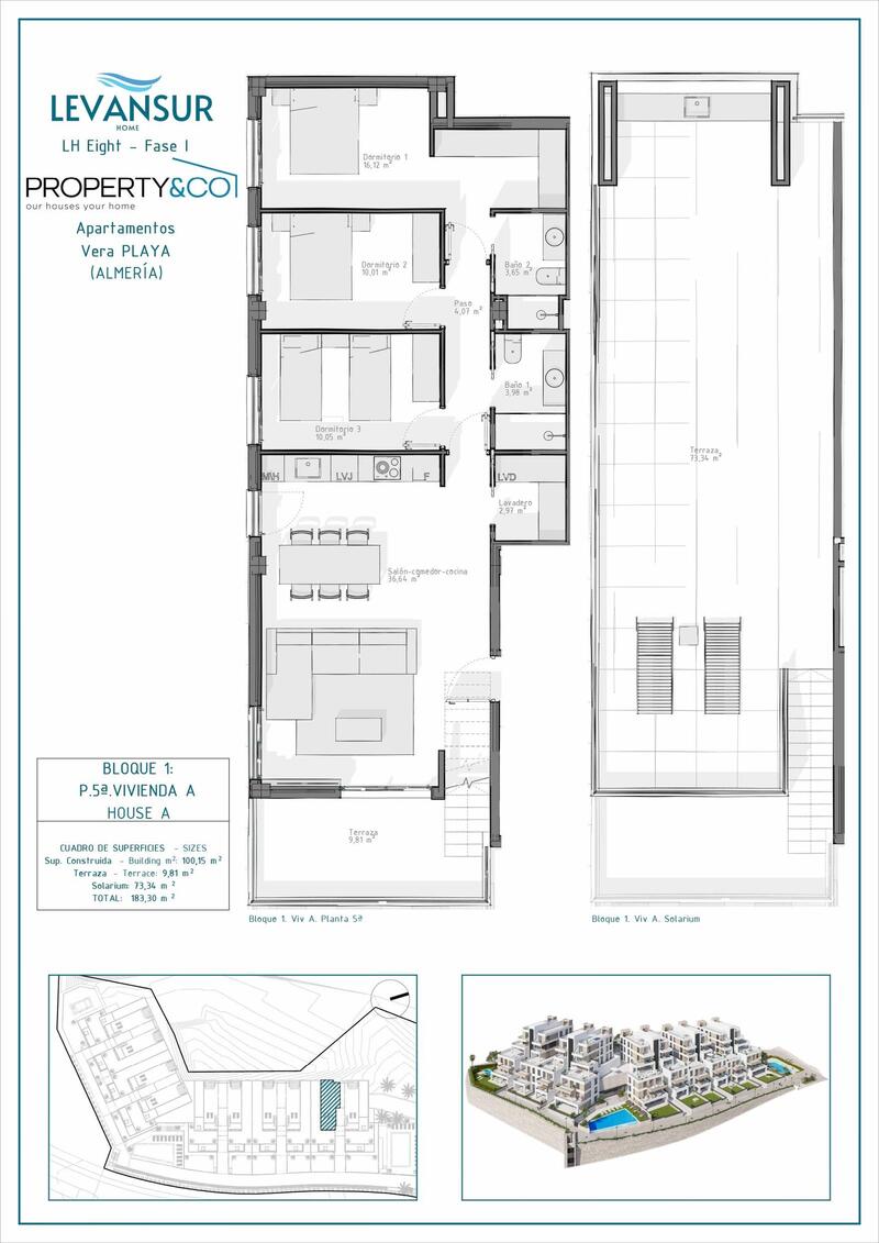 3 bedroom Apartment for sale