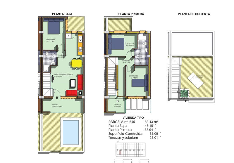 3 Schlafzimmer Stadthaus zu verkaufen