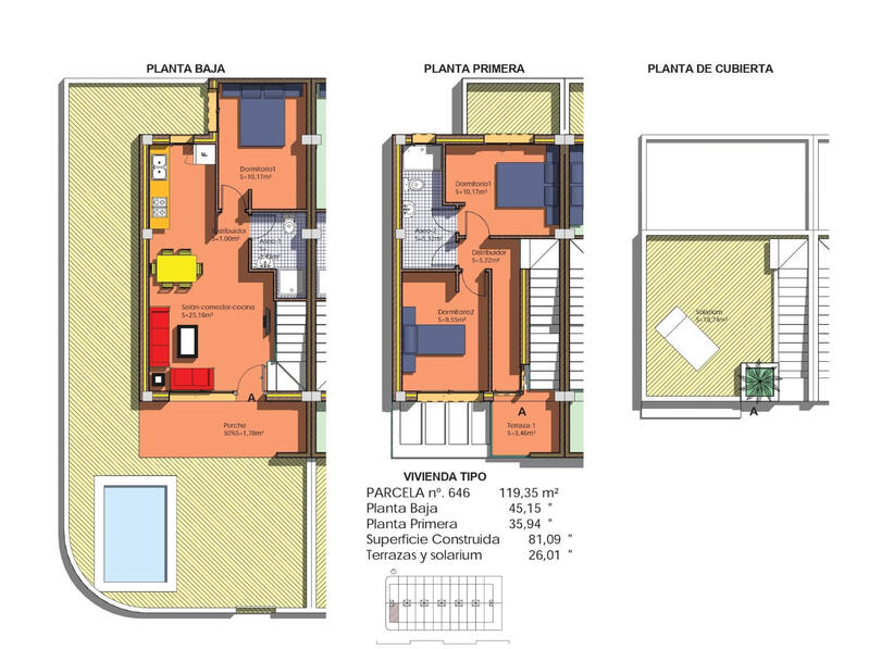 3 Schlafzimmer Stadthaus zu verkaufen