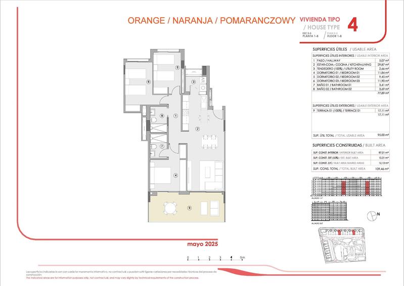 3 slaapkamer Appartement Te koop