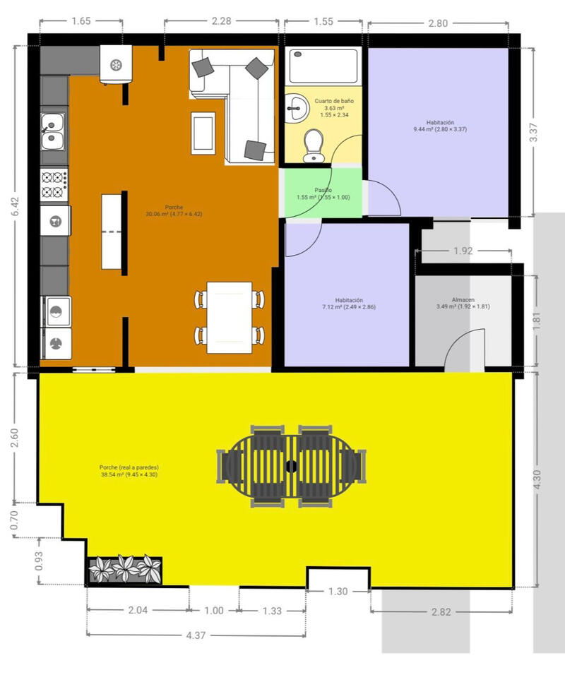 2 Cuarto Villa en venta