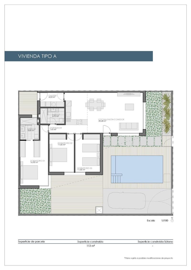 3 sovrum Duplex till salu