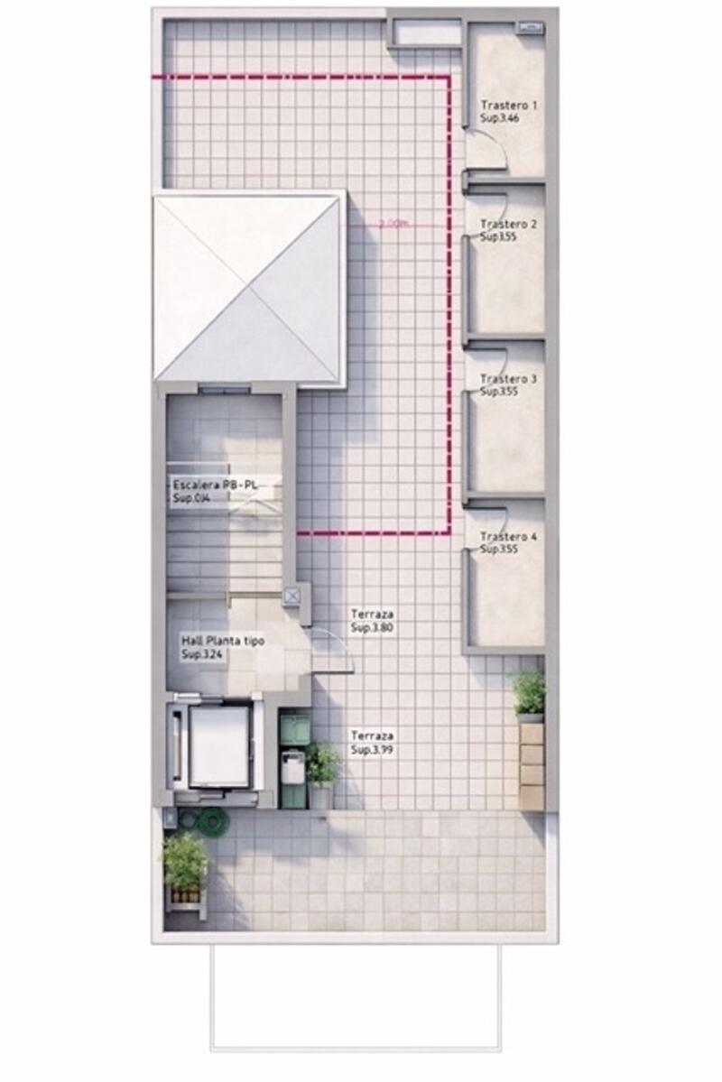 3 Cuarto Apartamento en venta