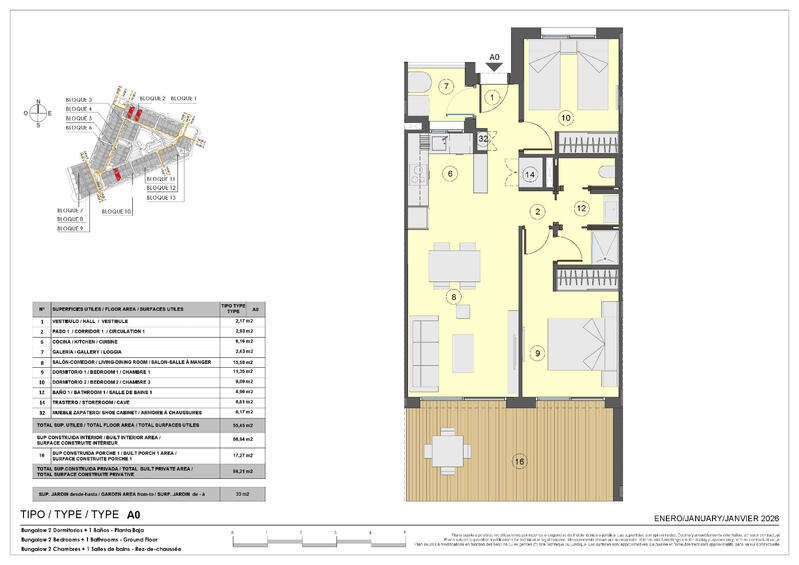 2 soveværelse Lejlighed til salg