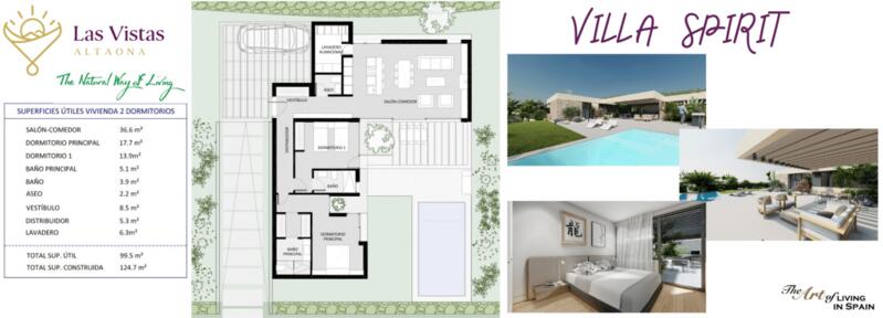 2 chambre Villa à vendre