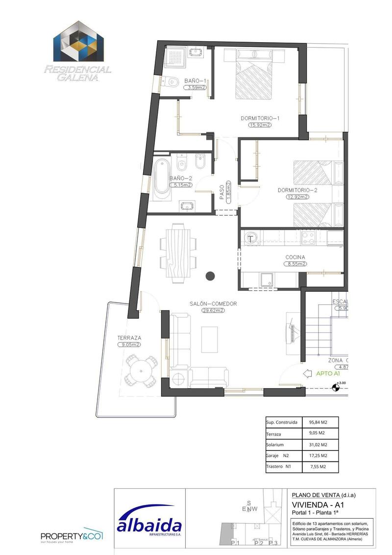 2 slaapkamer Appartement Te koop 2 slaapkamer Appartement Te koop