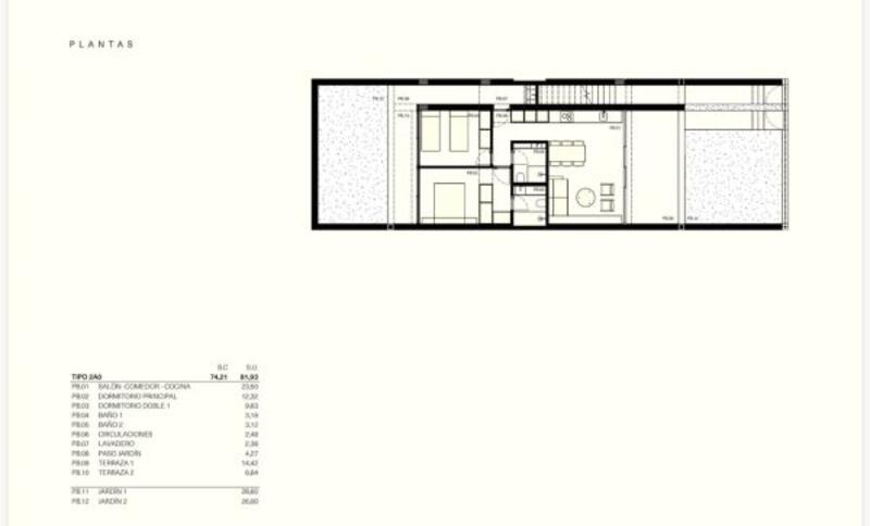 2 sovrum Lägenhet till salu