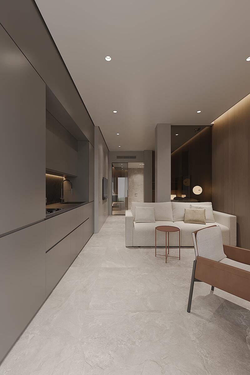 1 slaapkamer Appartement Te koop