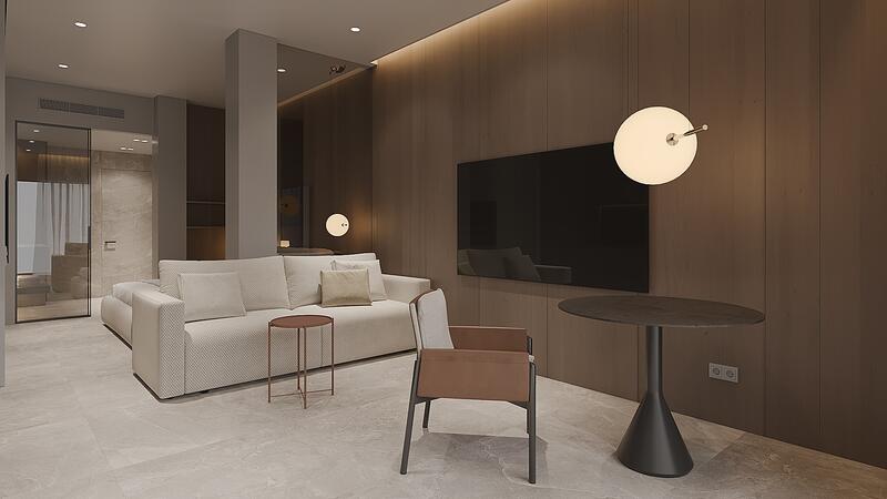 1 Cuarto Apartamento en venta