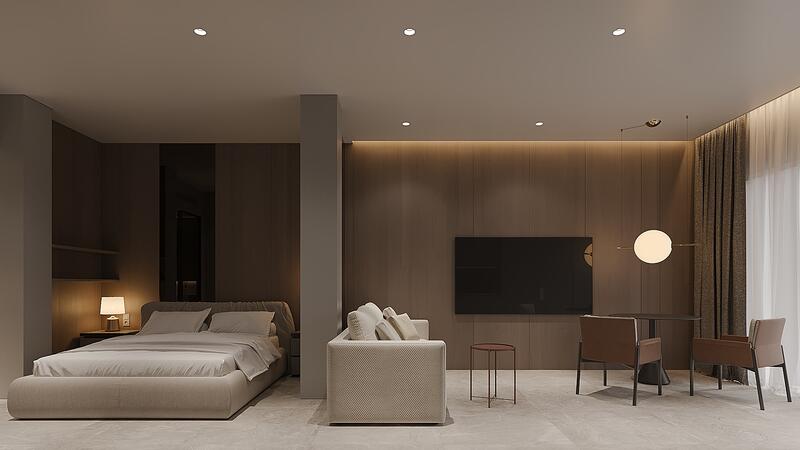 1 Cuarto Apartamento en venta