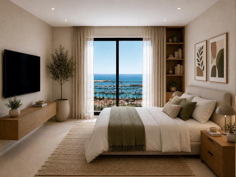 1 slaapkamer Appartement Te koop