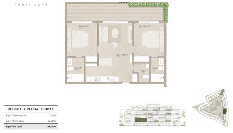 2 bedroom Apartment for sale