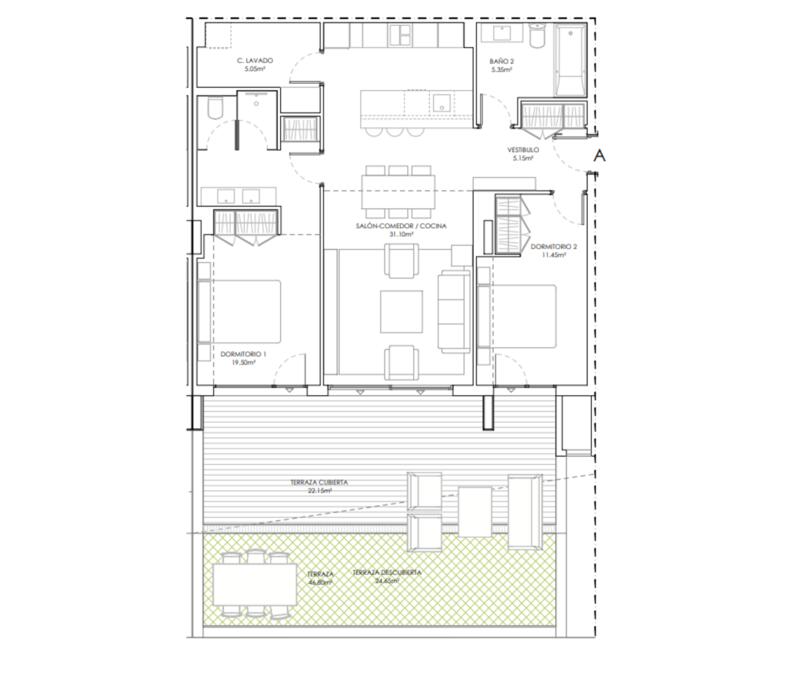 2 chambre Appartement à vendre