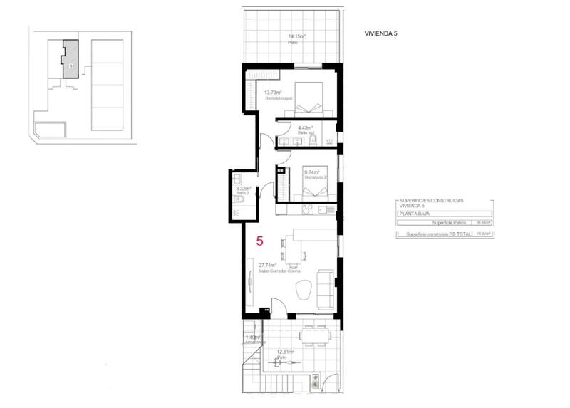 2 Schlafzimmer Appartement zu verkaufen