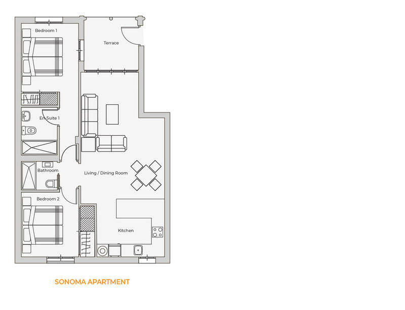 2 Cuarto Apartamento en venta