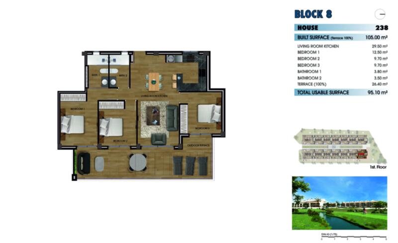 3 bedroom Apartment for sale