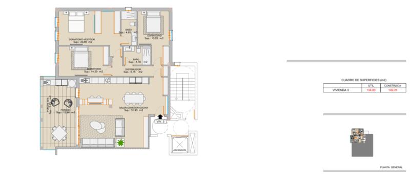 3 bedroom Apartment for sale