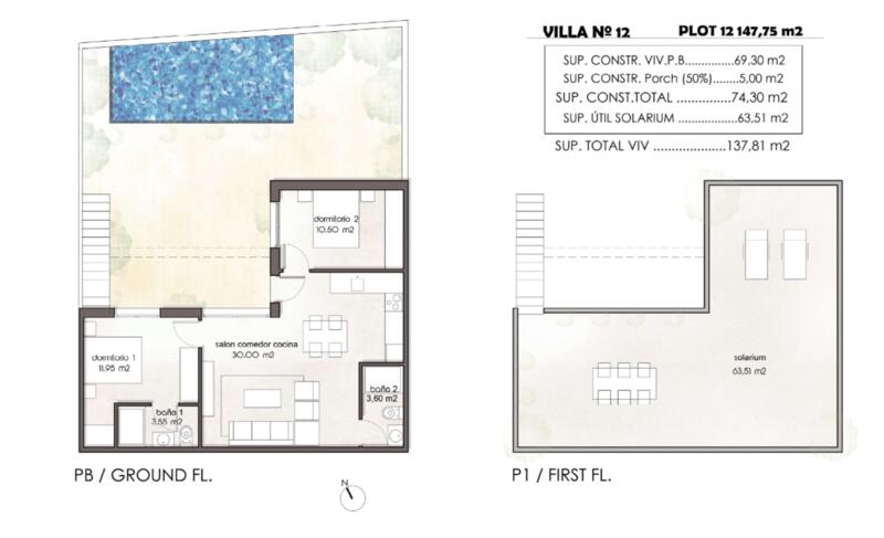 2 bedroom Villa for sale