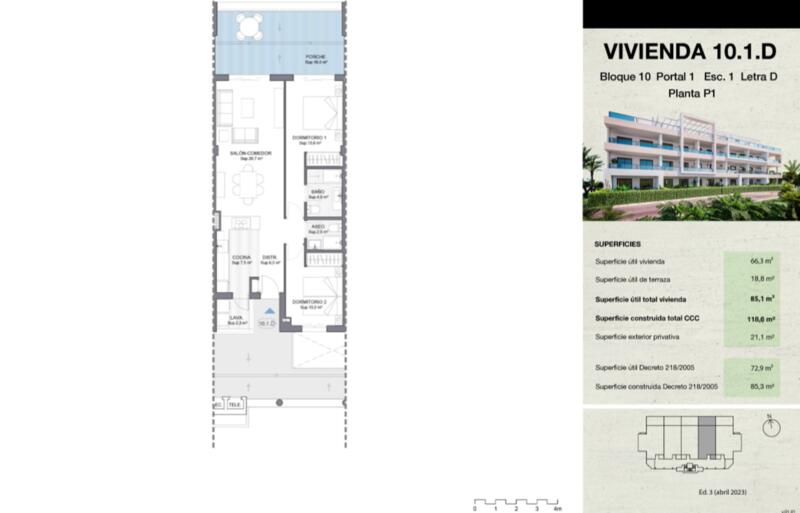 2 bedroom Apartment for sale