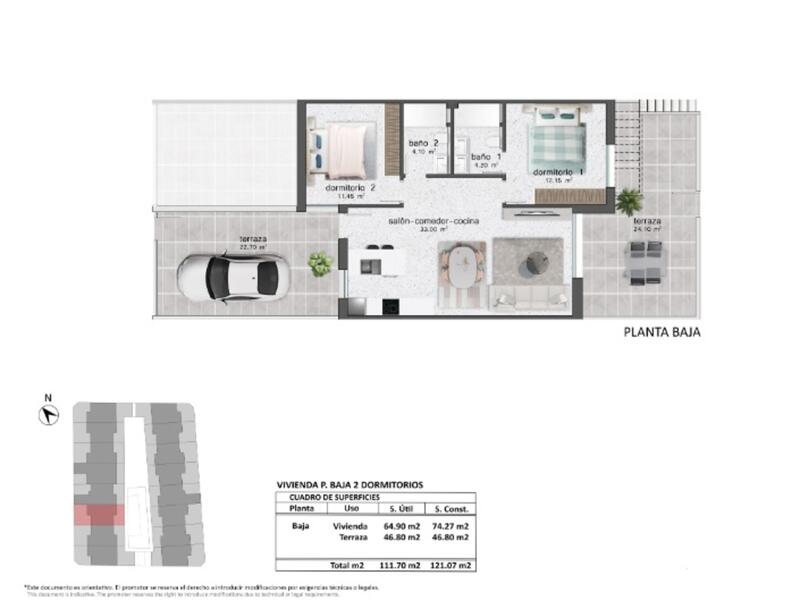 2 Schlafzimmer Appartement zu verkaufen