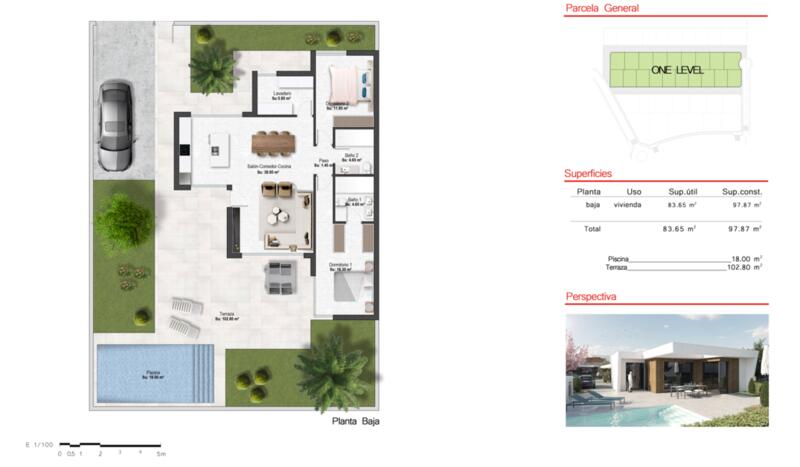 2 Cuarto Villa en venta