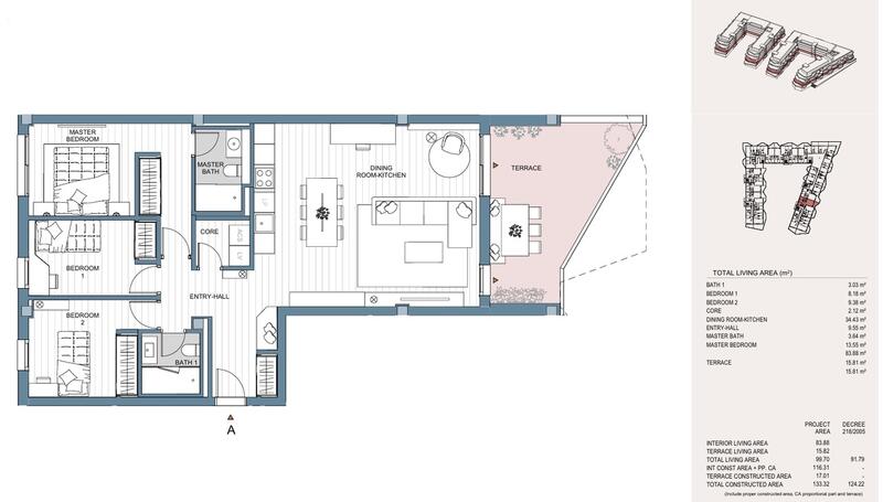 3 bedroom Apartment for sale