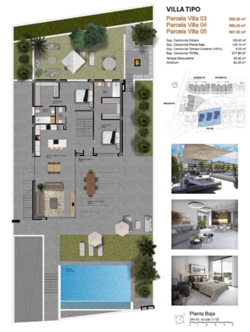 4 Cuarto Villa en venta