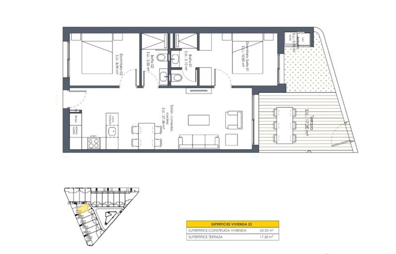 2 bedroom Apartment for sale
