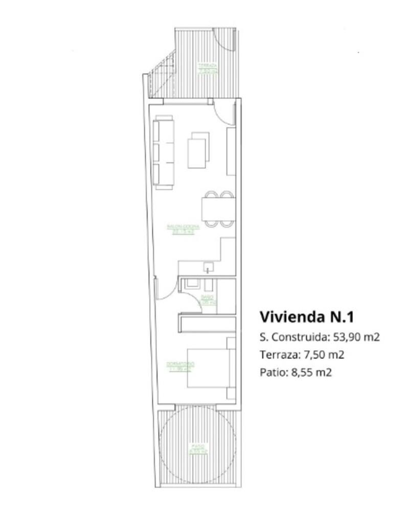1 bedroom Apartment for sale