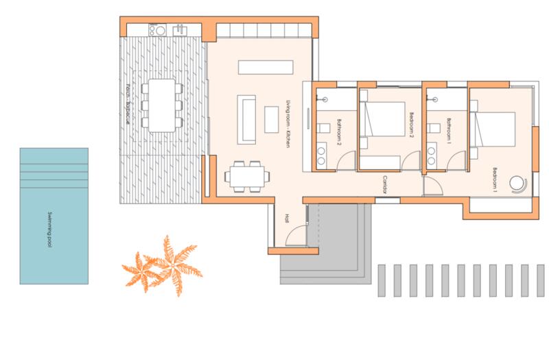 2 chambre Villa à vendre