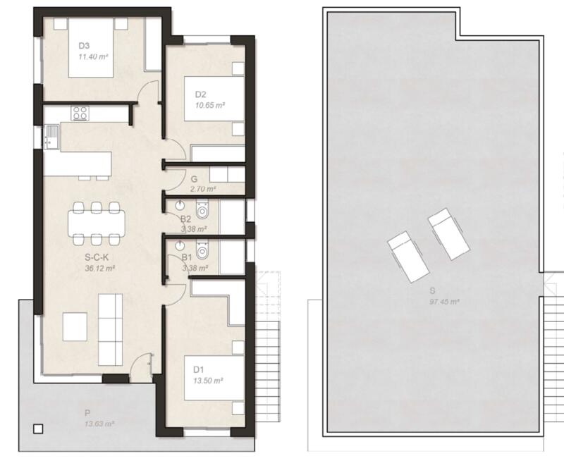 3 chambre Villa à vendre