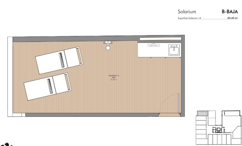 2 slaapkamer Appartement Te koop