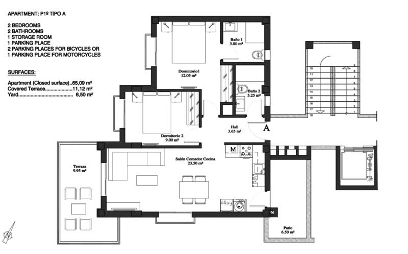 2 Cuarto Apartamento en venta