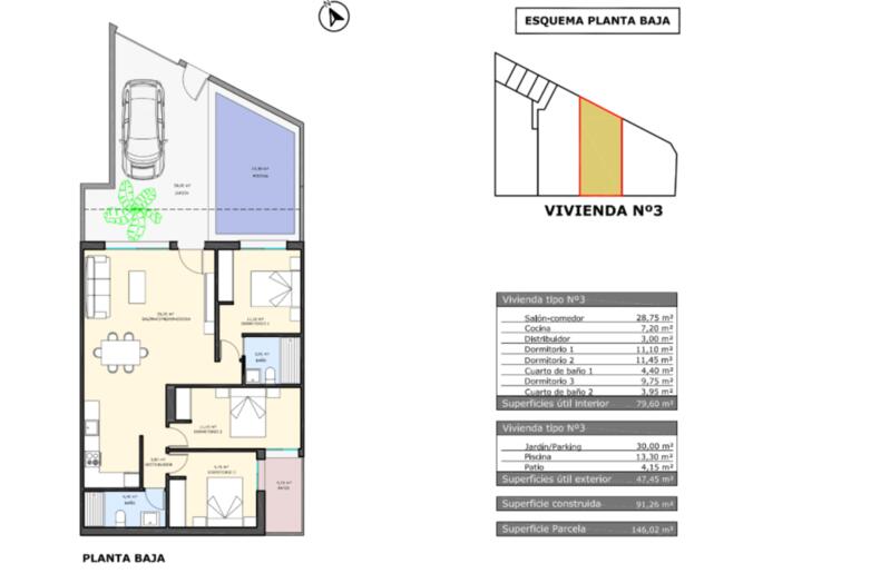3 bedroom Apartment for sale