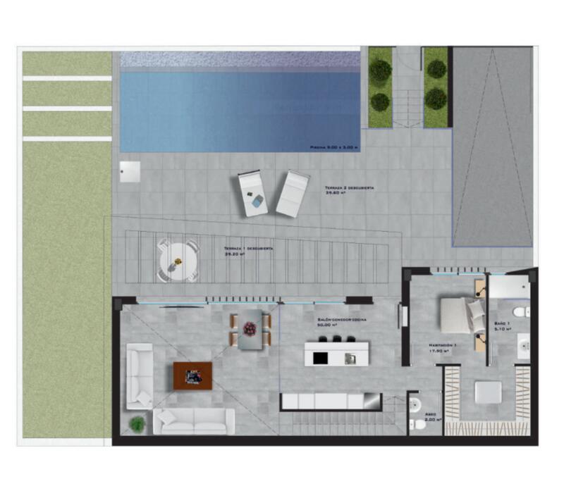 3 chambre Villa à vendre