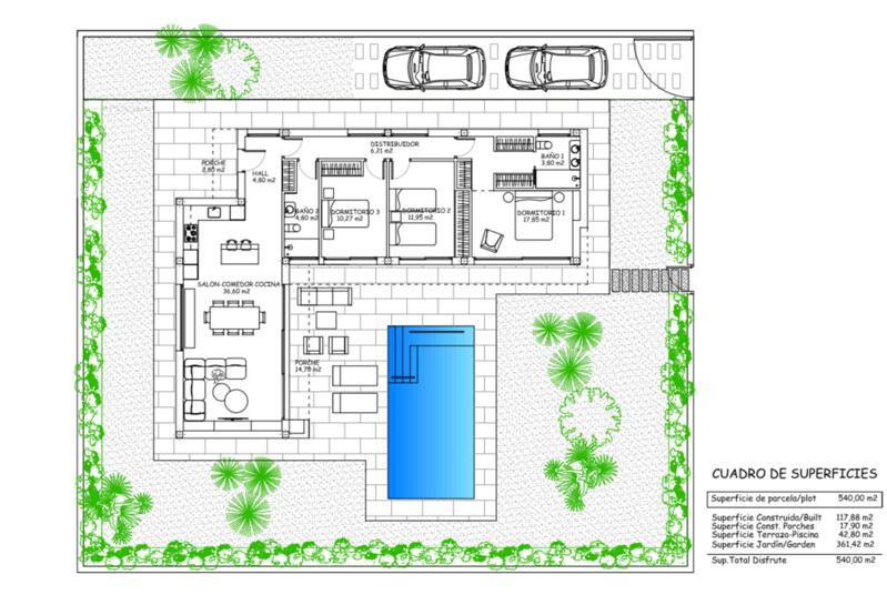 3 slaapkamer Villa Te koop