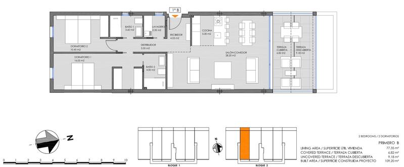 2 Schlafzimmer Appartement zu verkaufen