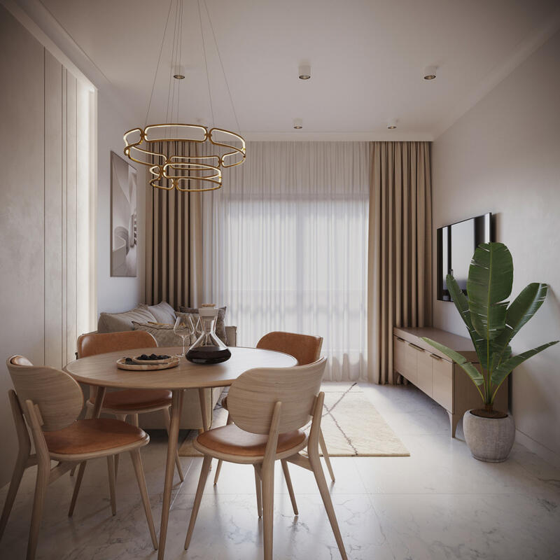 1 Cuarto Apartamento en venta