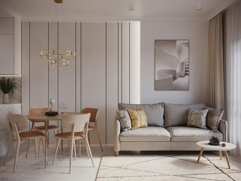 1 Cuarto Apartamento en venta