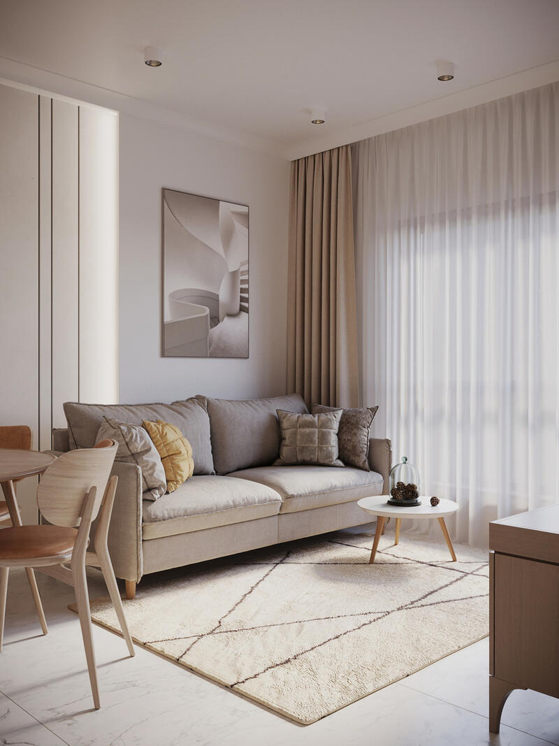 1 Cuarto Apartamento en venta