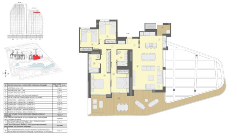 4 Schlafzimmer Appartement zu verkaufen