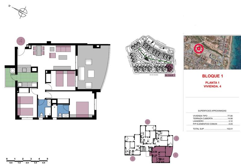3 Cuarto Apartamento en venta
