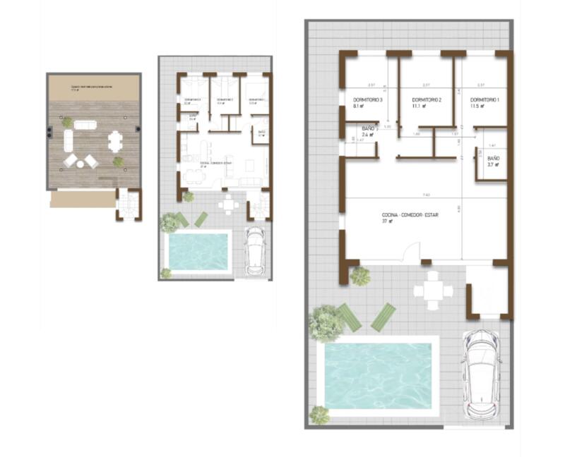 3 chambre Villa à vendre