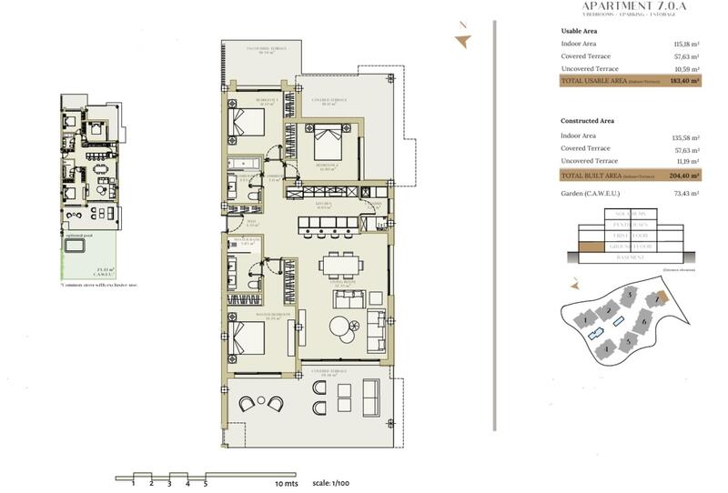 3 chambre Appartement à vendre
