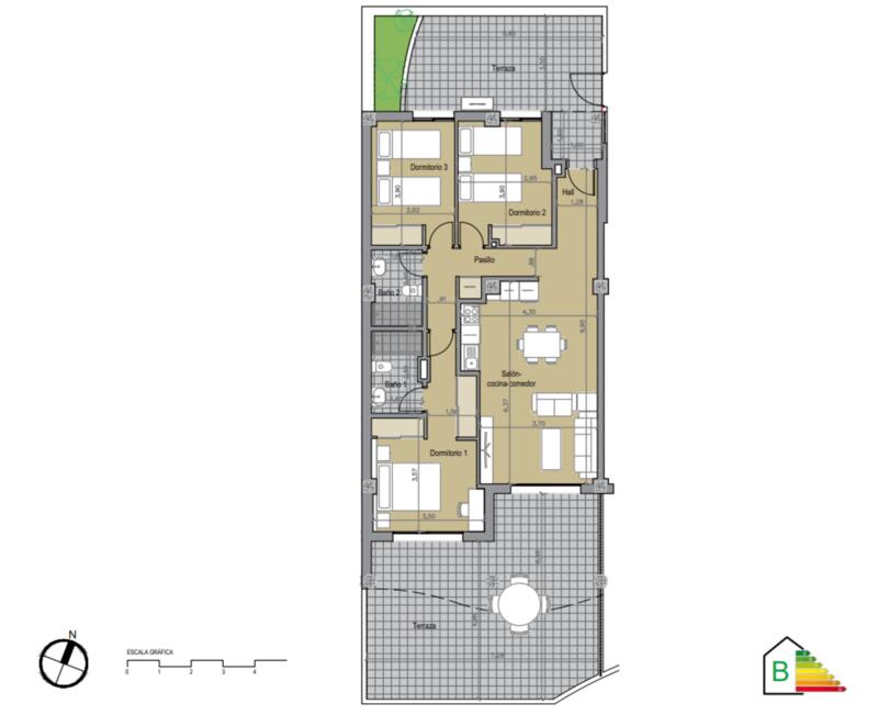 3 bedroom Apartment for sale
