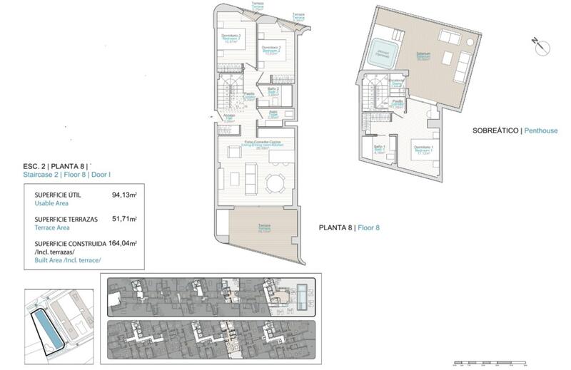 3 Schlafzimmer Appartement zu verkaufen