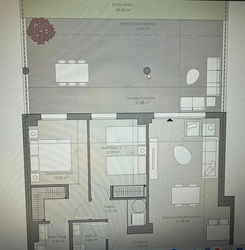 2 bedroom Apartment for sale